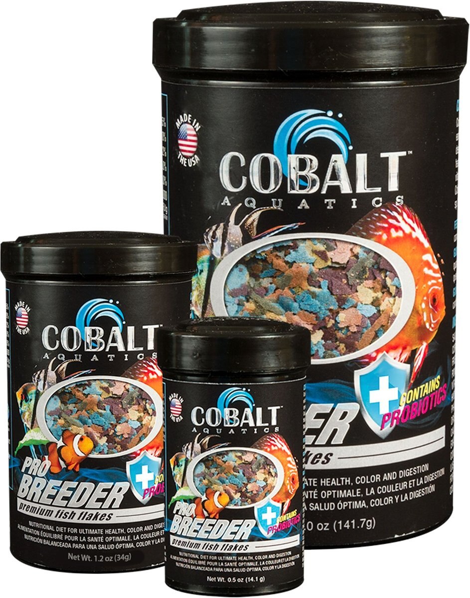 Cobalt Aquatics Pro Breeder Flakes Fish Food