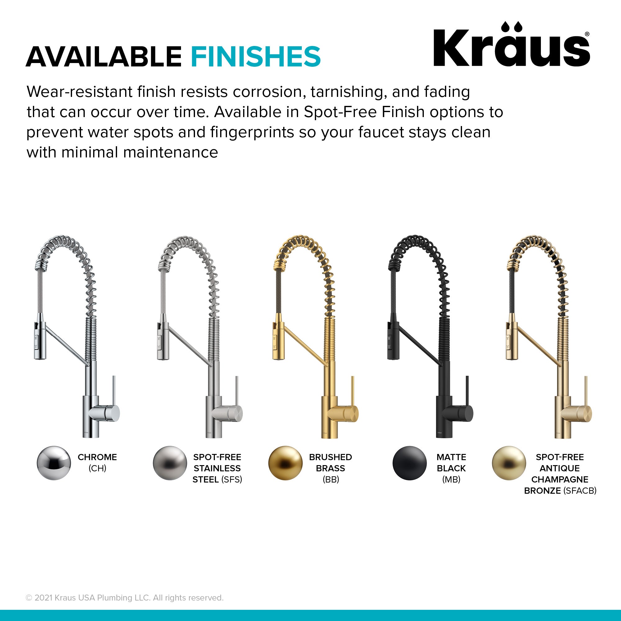 Kraus Oletto Commercial Style Pull-Down Single Handle Kitchen Faucet with QuickDock Top Mount Installation Assembly in Matte Black