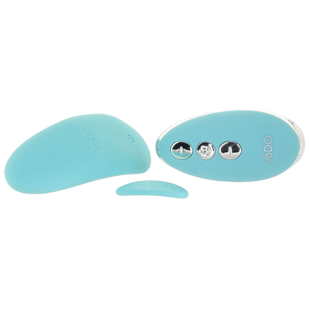 Niki Rechargeable Magnetic Panty Vibe in Turquoise