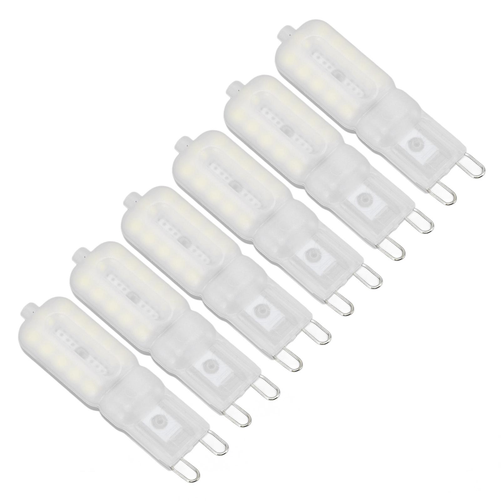 G9 Light Bulb Dimmable Eye Protection Energy Saving 5W 22 LED Small Bulbs for Ceiling Lamp Desk Lamp 6pcs White Light 110V