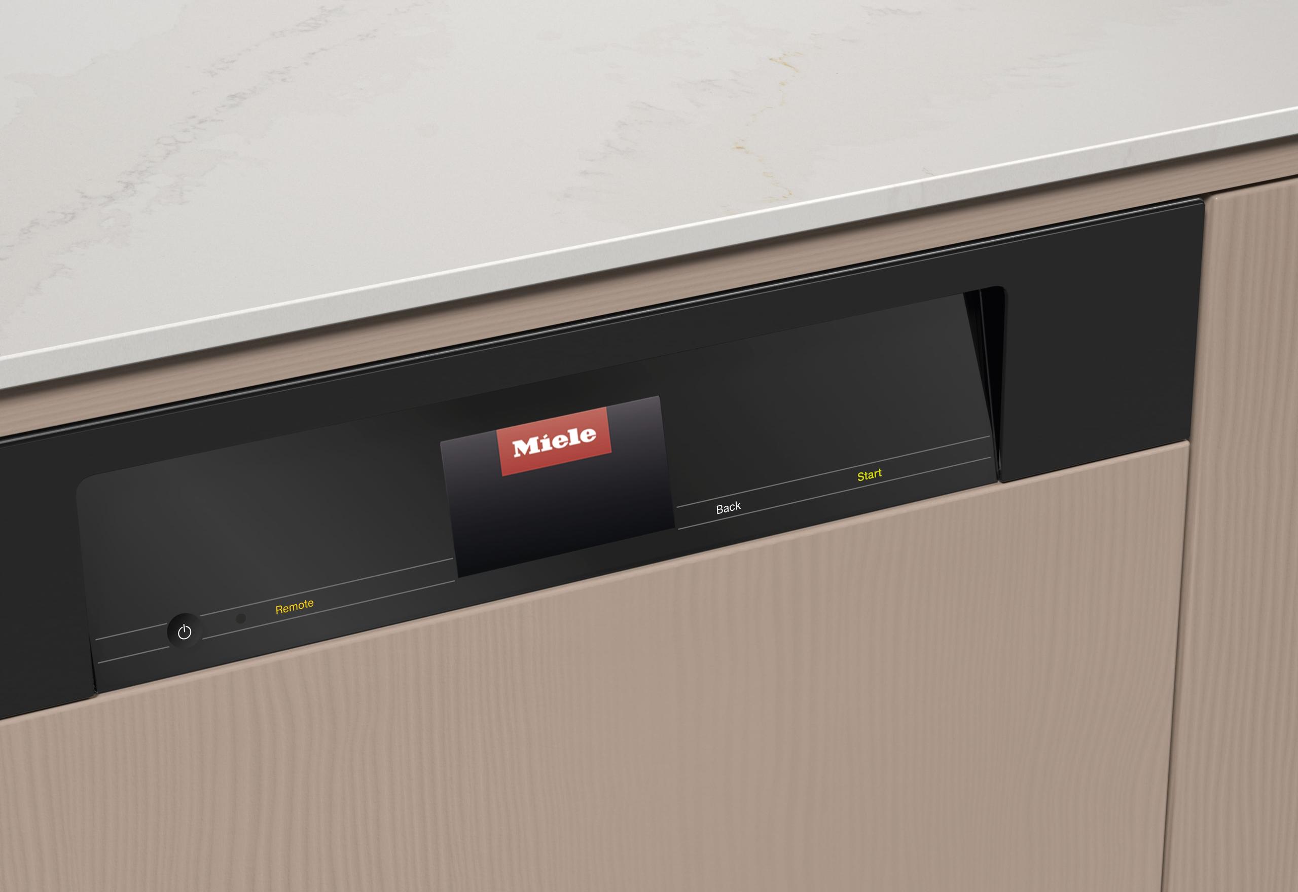 Miele G7936SCIAUTODOSOBSIDIANBLACK G 7936 Sci Autodos - Semi-Integrated Dishwasher - The Miele All-Rounder For Highest Demands.