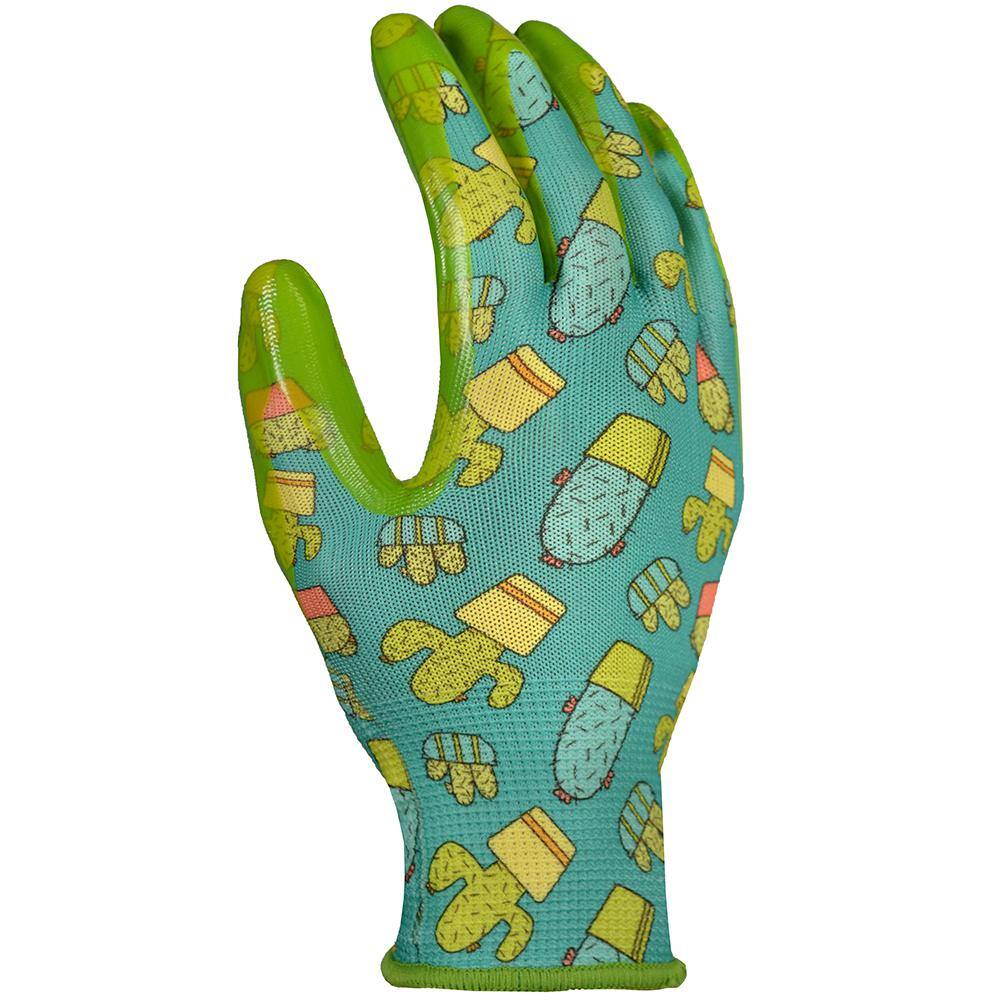 Digz Youth Girls Nitrile Coated Garden Gloves 79886-014