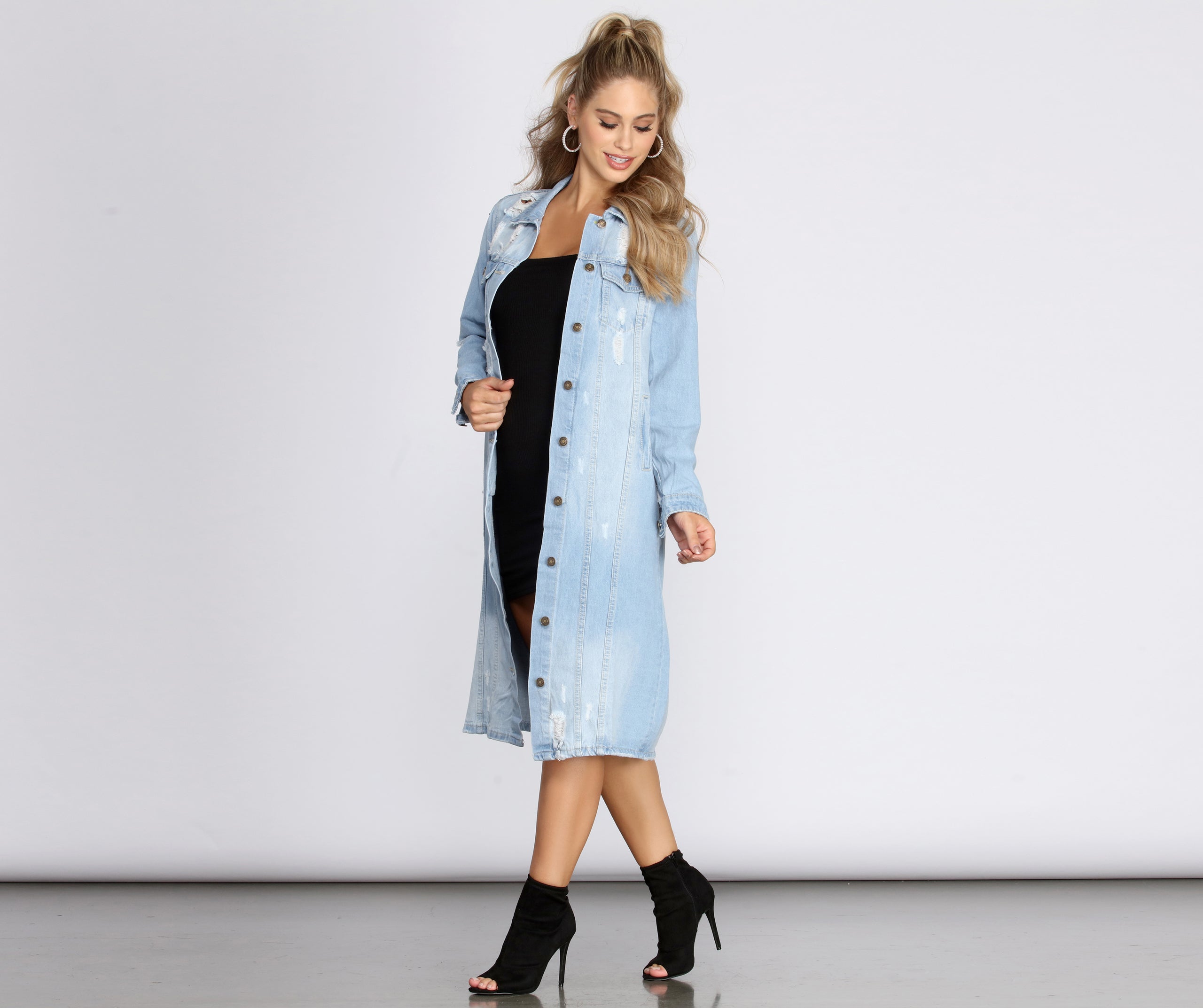 Denim For Days Long Jacket