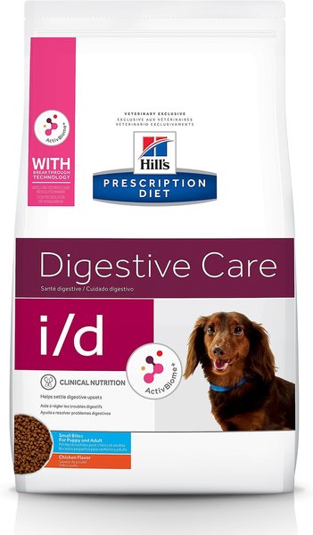 Hill's Prescription Diet i/d Digestive Care Small Bites Chicken Flavor Dry Adult and Puppy Dog Food