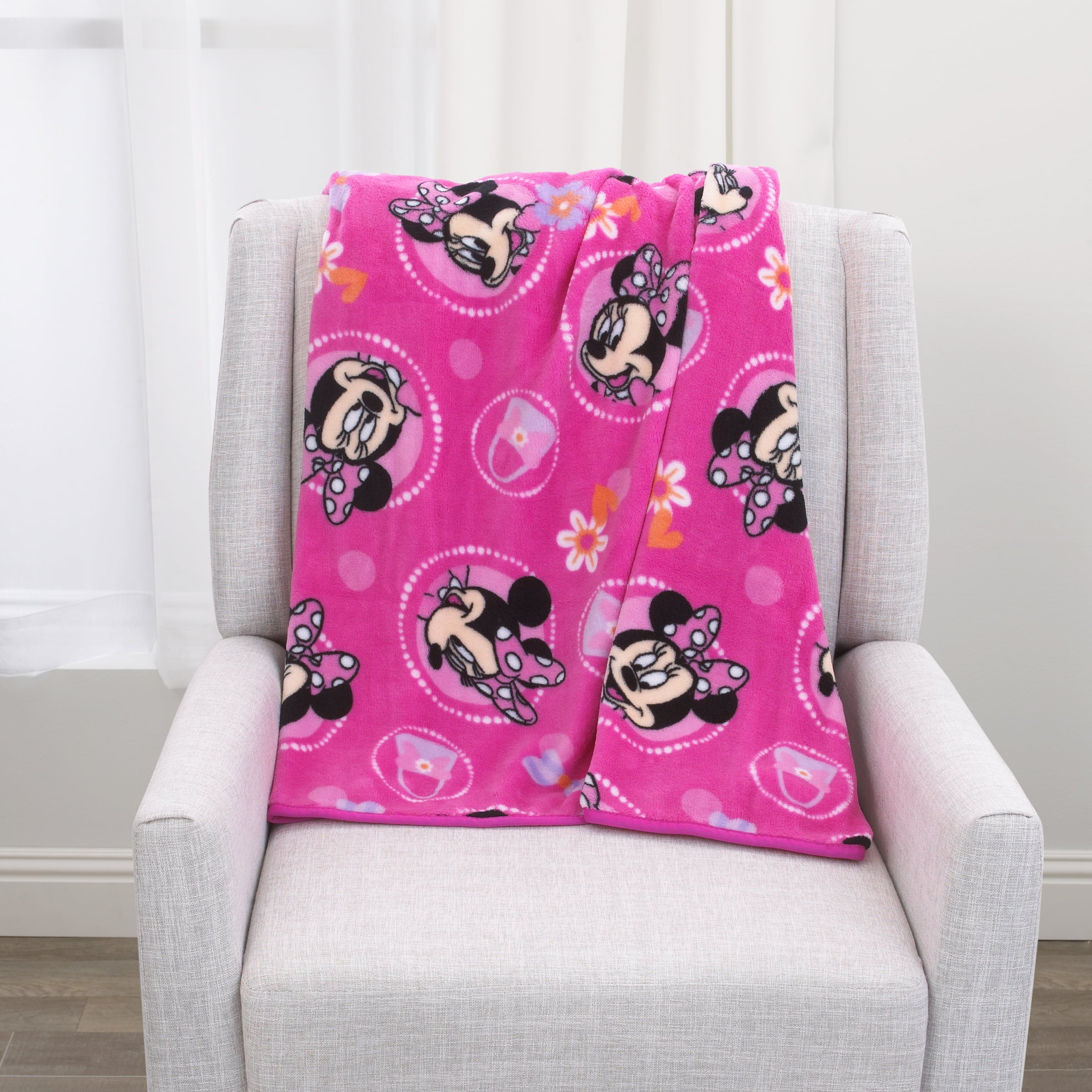 Disney Minnie Mouse Toddler Blanket， 40