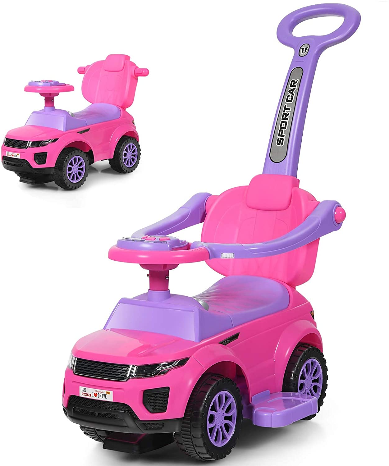 3 in 1 Ride on Push Car | Stroller Sliding Walking Car | Ride on Toy for Boys & Girls