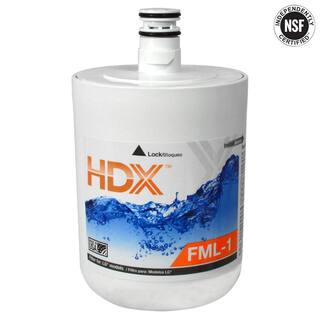 HDX FML-1 Premium Refrigerator Water Filter Replacement Fits LG LT500P 107011