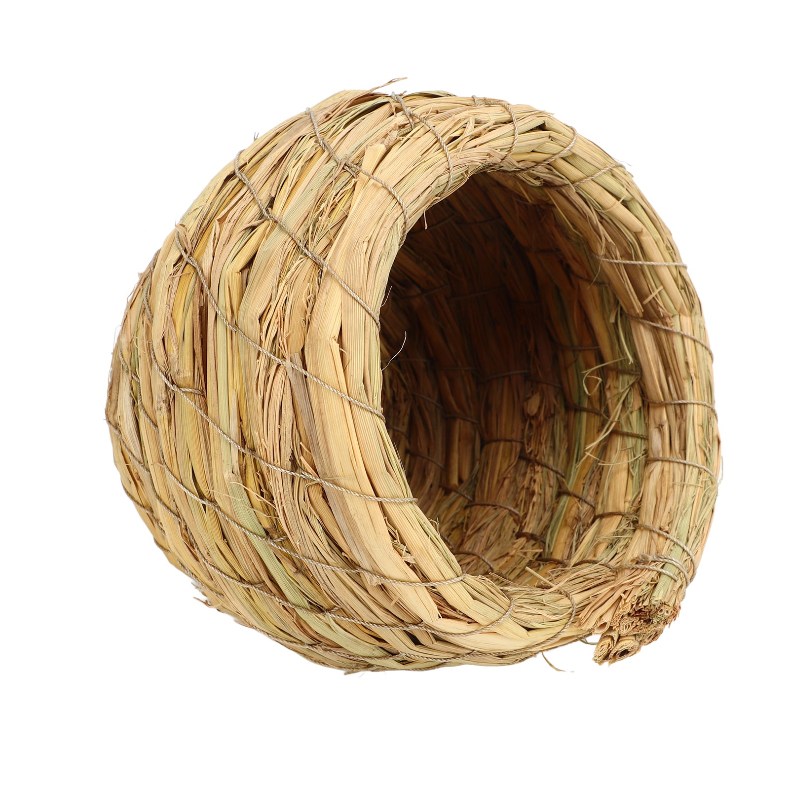 Birdhouse， Warm Soft Bird Grass Hut Hand Woven Breathable Elegant Comfortable Dry Storage  For Outdoor