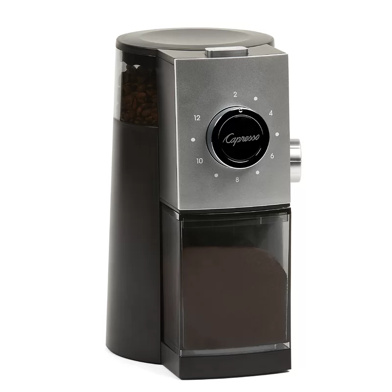 Capresso Grind Select Coffee Grinder， 10 ounce， Black