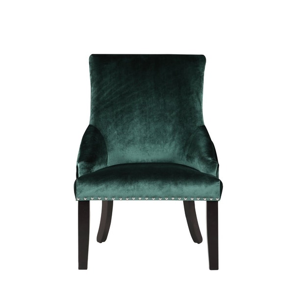 Moishe Diamond Velvet Upholstered Dining Chair