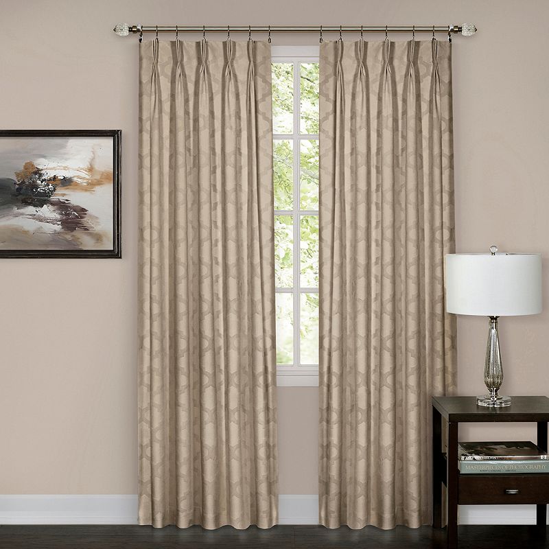 Achim 1-Panel Windsor Pinch Pleat Window Curtain