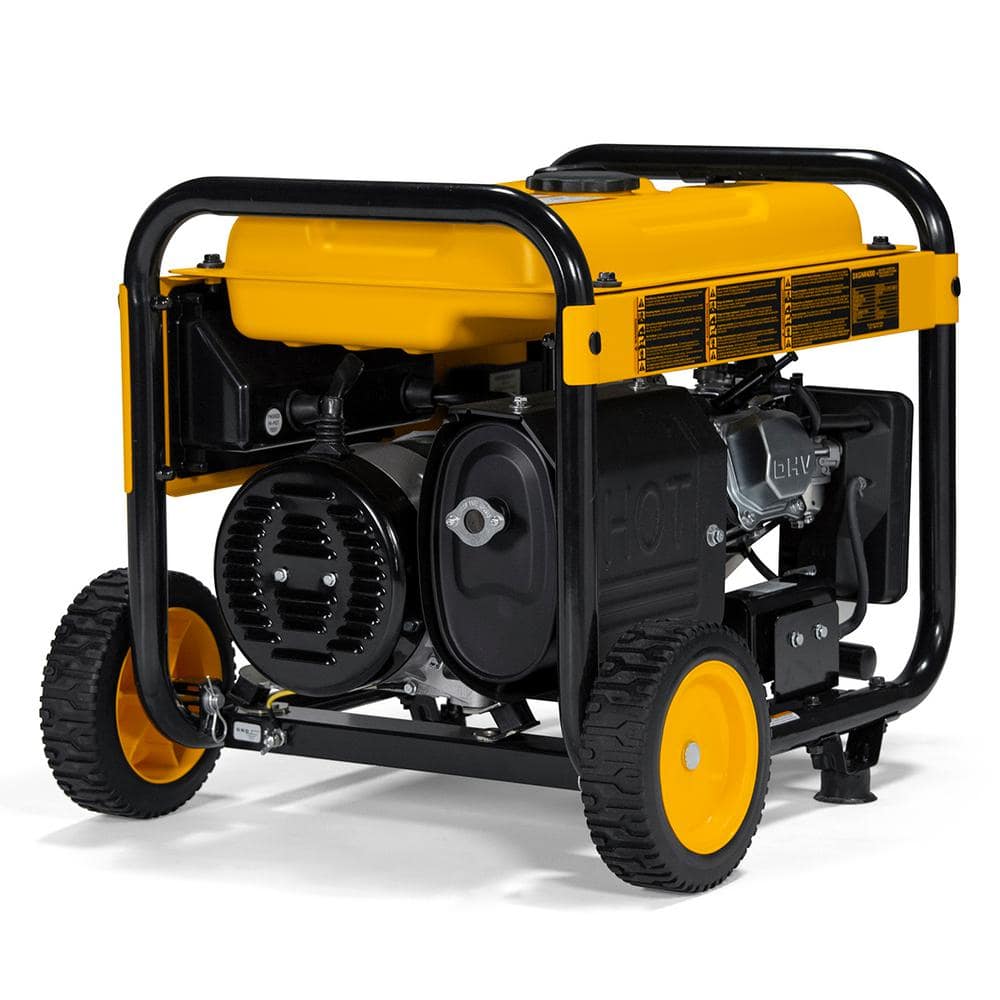 DEWALT 4000-Watt Manual Start Gas-Powered Portable Generator with Premium Engine, Covered Outlets and CO Protect DXGNR4000