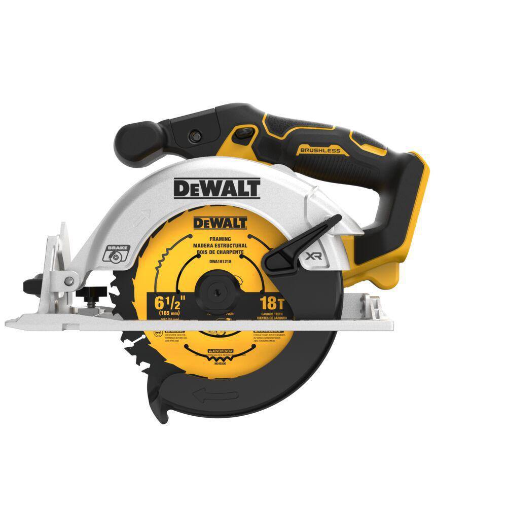 DW 20V MAX Cordless Brushless 6-12 in. Sidewinder Style Circular Saw (Tool Only) DCS565B