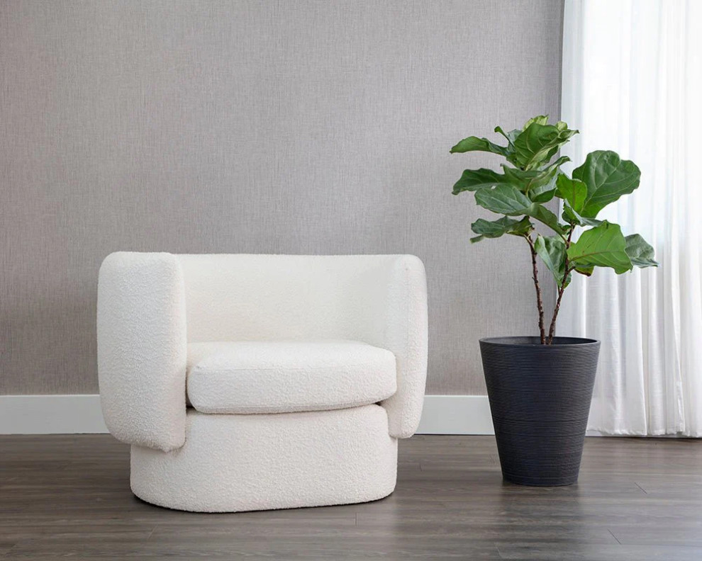 Ives Armchair  Maya White   Contemporary   Armchairs And Accent Chairs   by Virgil Stanis Design  Houzz