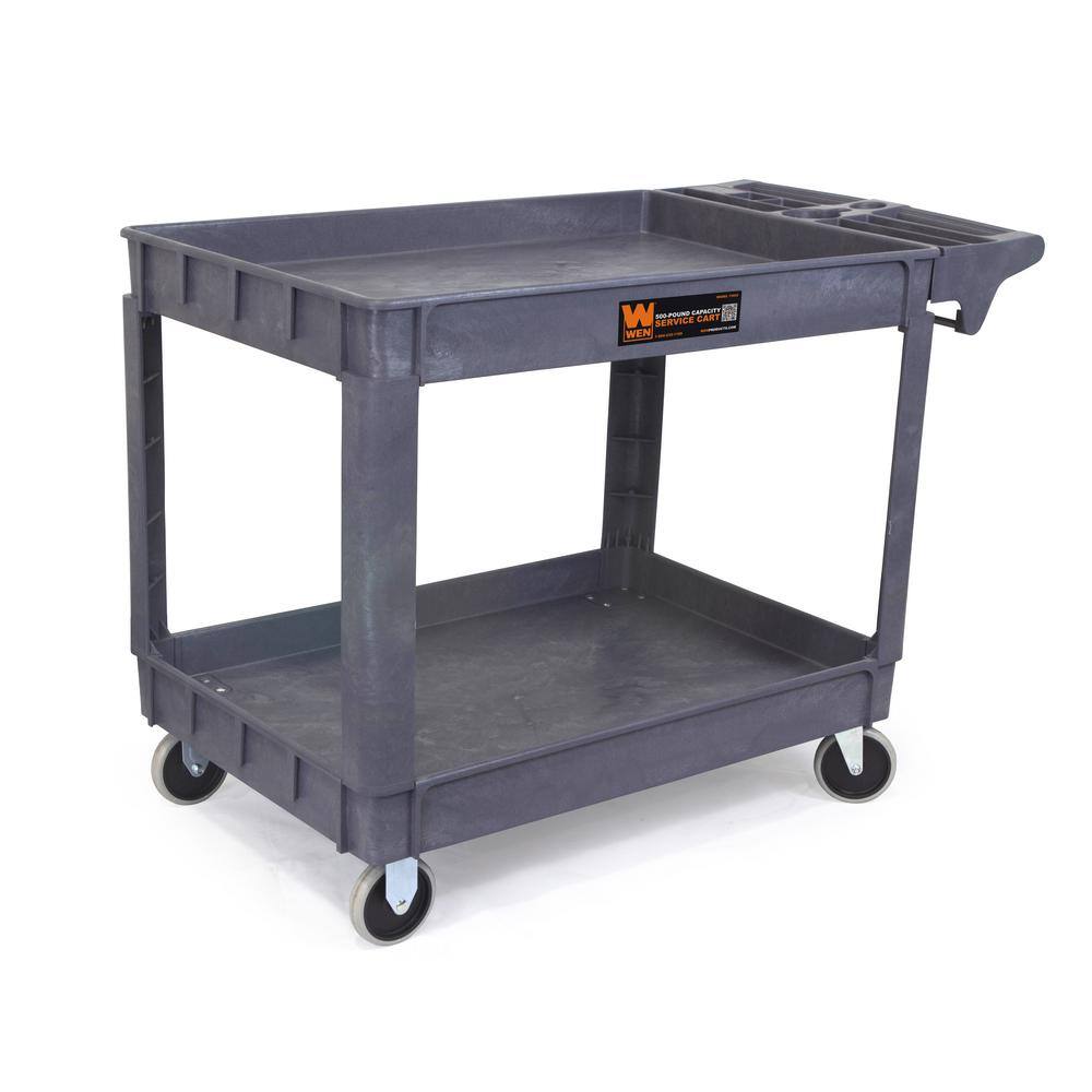 WEN 500 lbs. Capacity 46 in. x 25.5 in. Service Utility Cart 73004