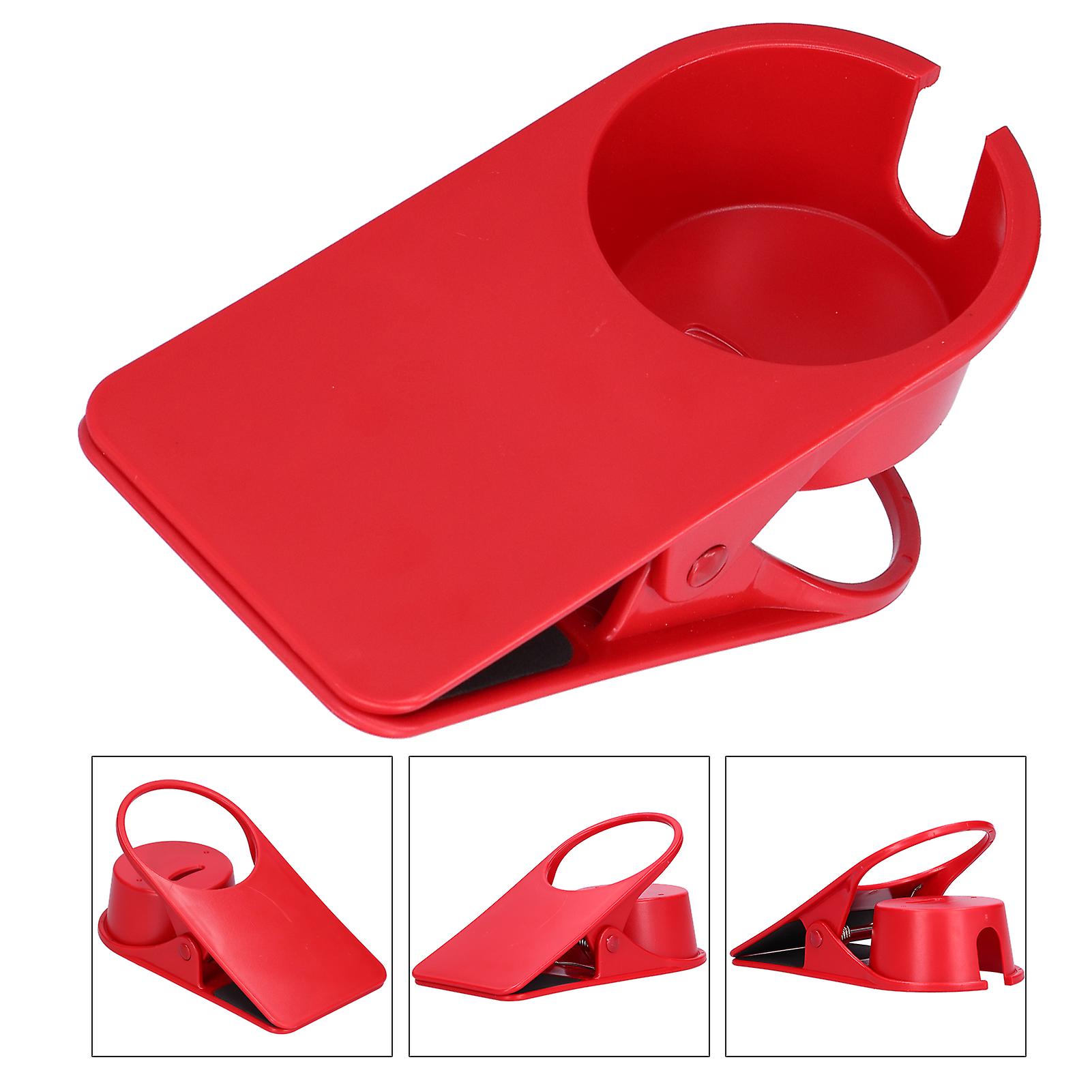 Drinking Cup Holder Stand Clamp Large Plastic Desk Side Clip For Computer Game Table