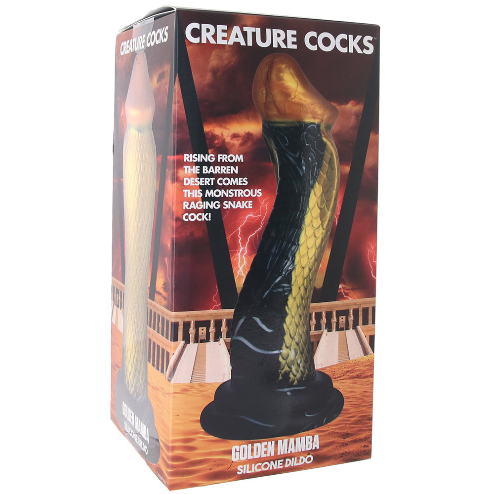 Creature Cocks Golden Mamba Silicone Dildo