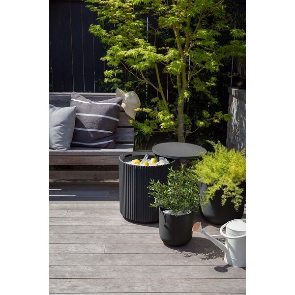 Outdoor Cooler Side Table