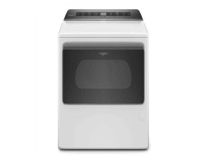 Whirlpool 7.4 Cu. Ft. White Gas Dryer With Intuitive Controls