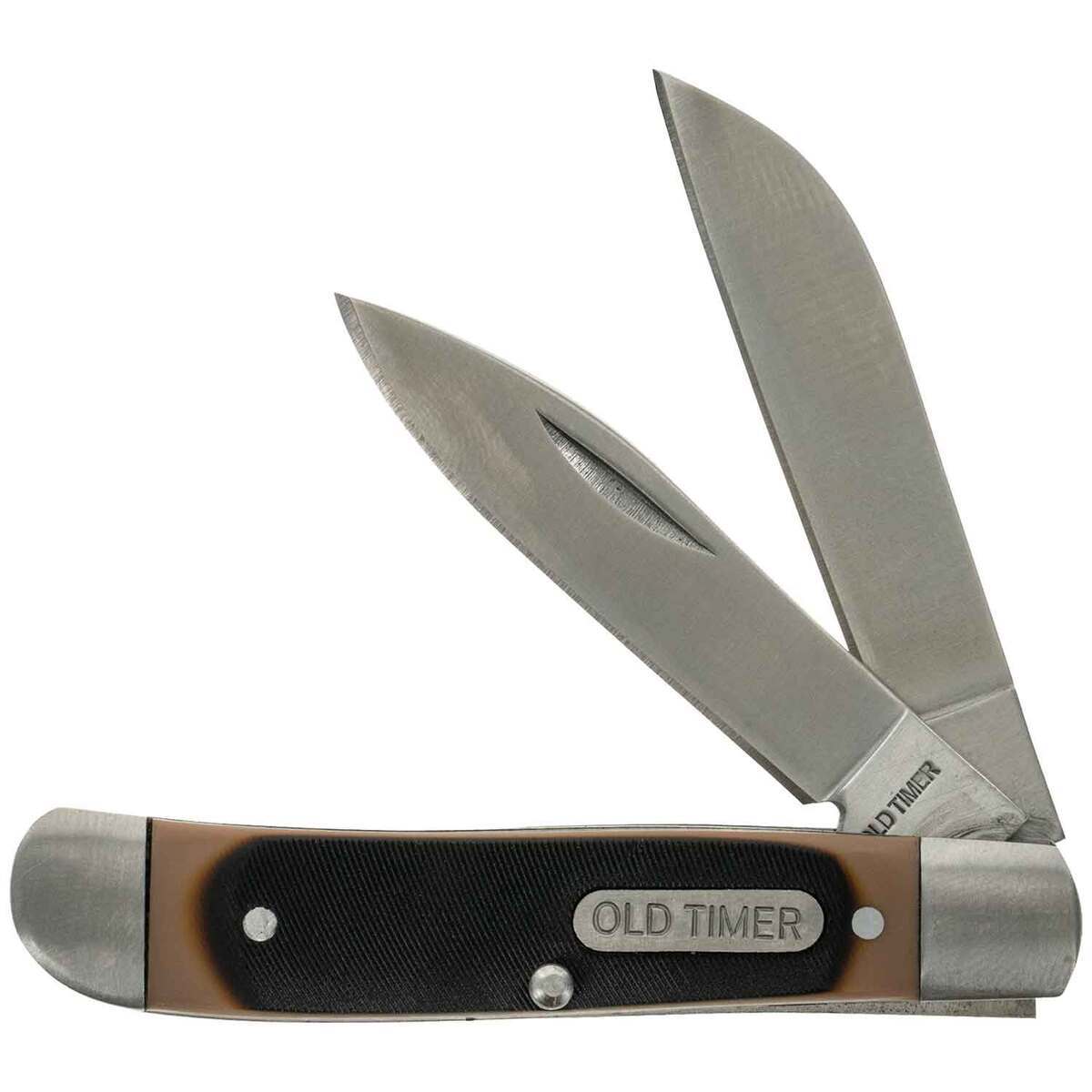 Old Timer Trapper Pocket Knife and Bottle Opener Set