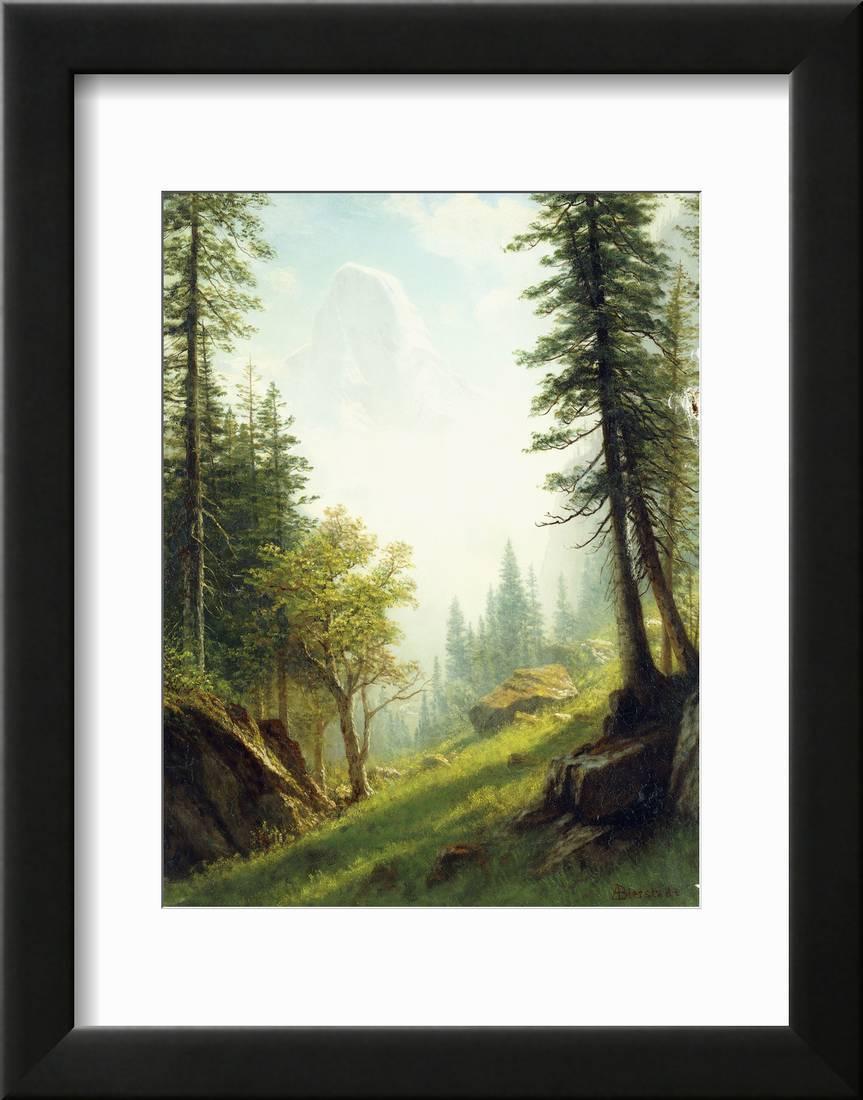 Among the Bernese Alps Framed Print Wall Art by Albert Bierstadt Sold by Art.Com