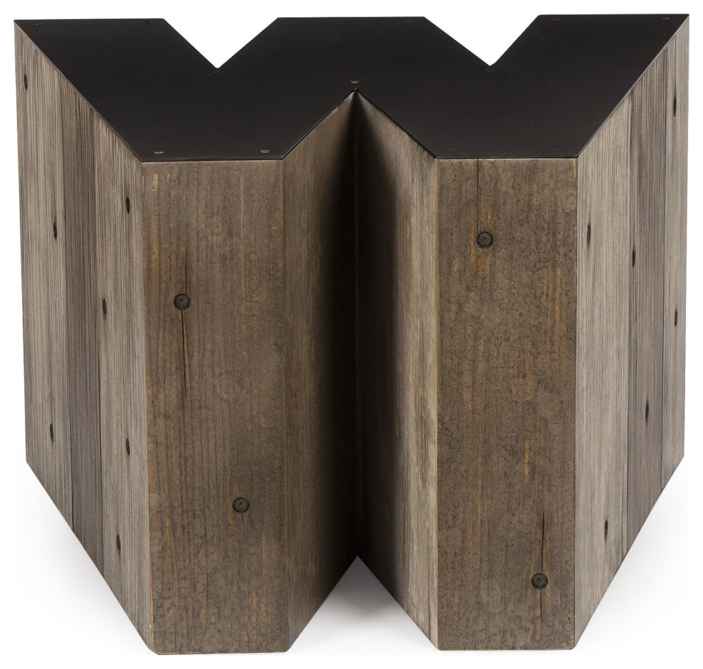 W Letter Side Table   Modern   Side Tables And End Tables   by Virgil Stanis Design  Houzz