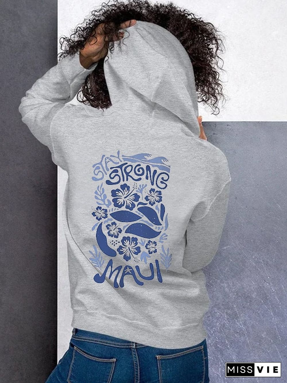 Women's Lahaina Strong Print Hoodie