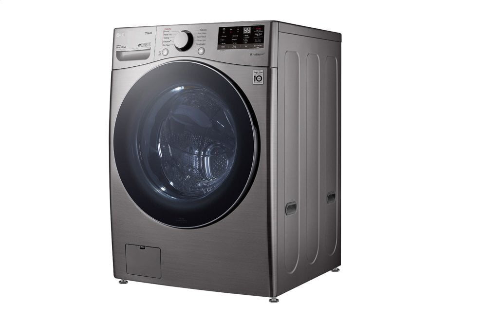 Lg WM3600HVA 4.5 Cu. Ft. Ultra Large Capacity Smart Wi-Fi Enabled Front Load Washer With Built-In Intelligence & Steam Technology