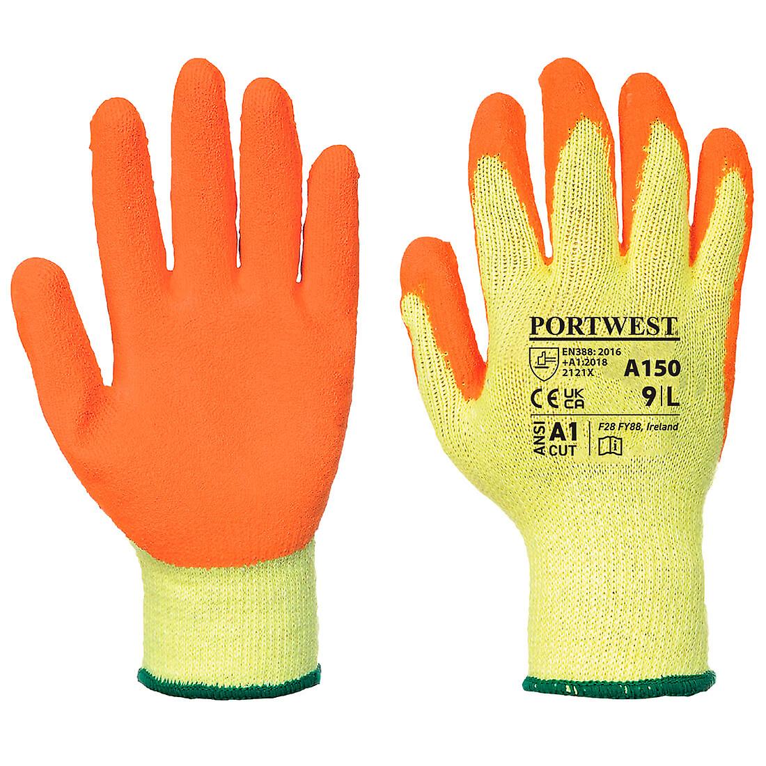 Portwest a150 classic grip latex gloves