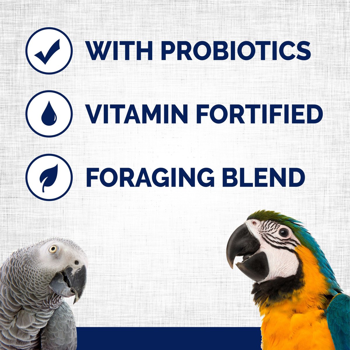 Vitakraft Menu Premium Vitamin-Fortified Parrot Macaw， Conure and Large Bird Food， 5-lb bag