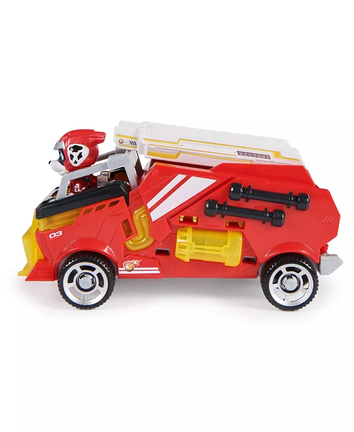 PAW Patrol The Mighty Movie  Firetruck Toy with Marshall Mighty Pups Action Figure