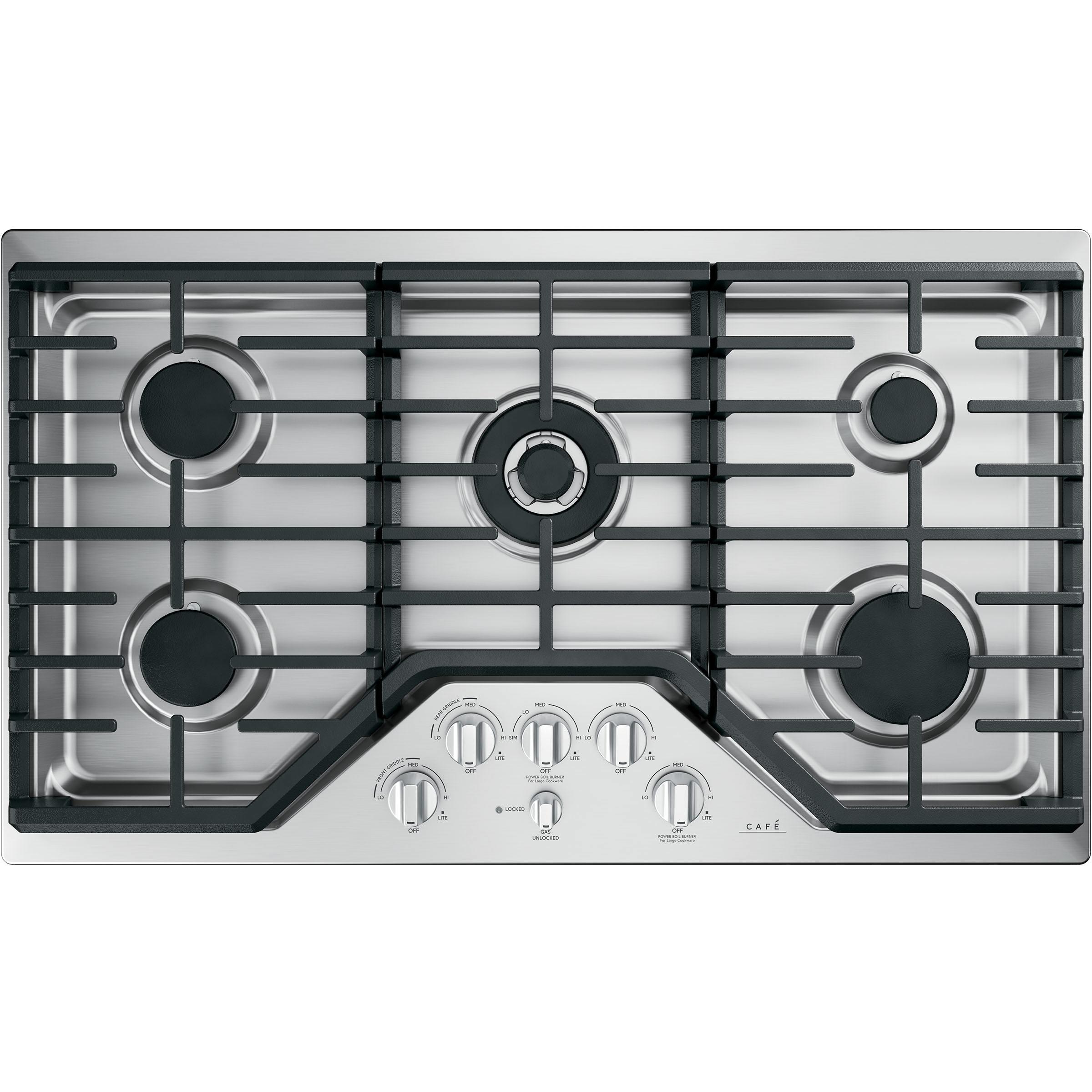 Café 36-inch Built-In Gas Cooktop CGP95362MS1