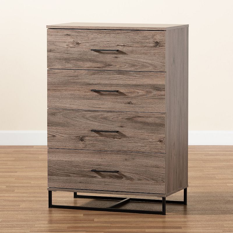 Baxton Studio Daxton 4-Drawer Chest