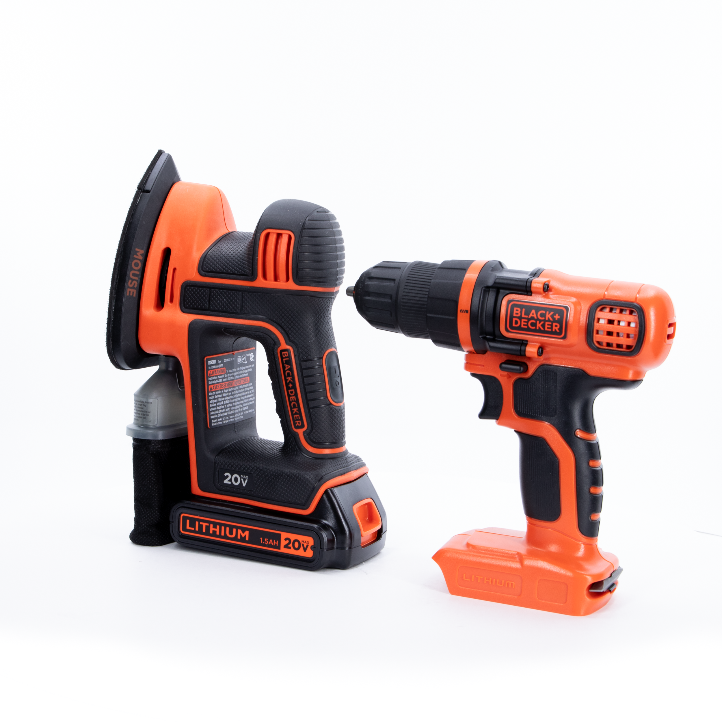 20V MAX* POWERCONNECT™ Cordless Drill/Driver + MOUSE™ Detail Sander Combo Kit