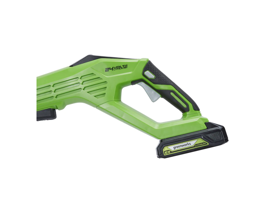 Greenworks ST24B212 24-volt 12-in Straight Cordless String Trimmer Edger Capable (Battery Included)