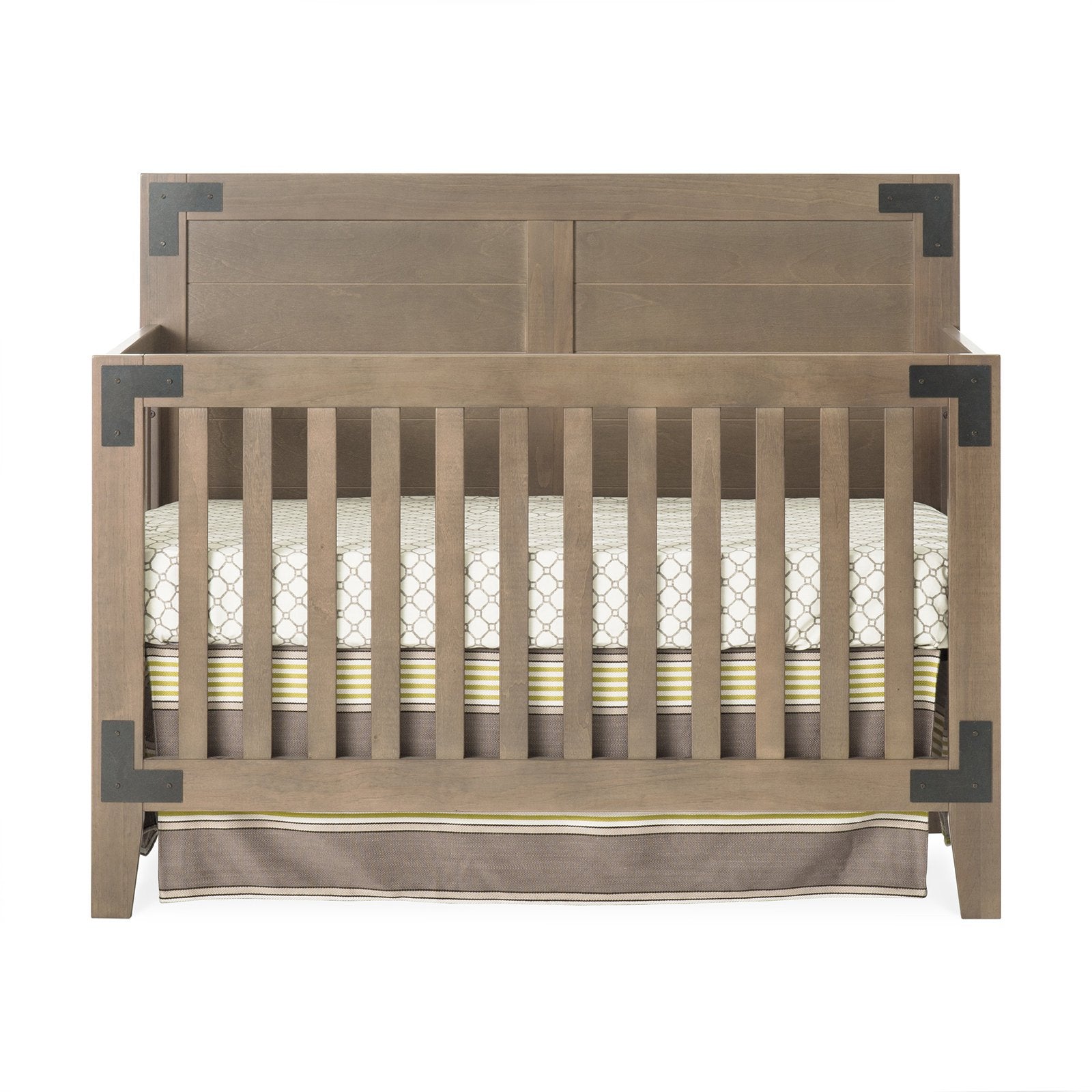 Child Craft Lucas 4-in-1 Convertible Baby Crib, Dusty Heather