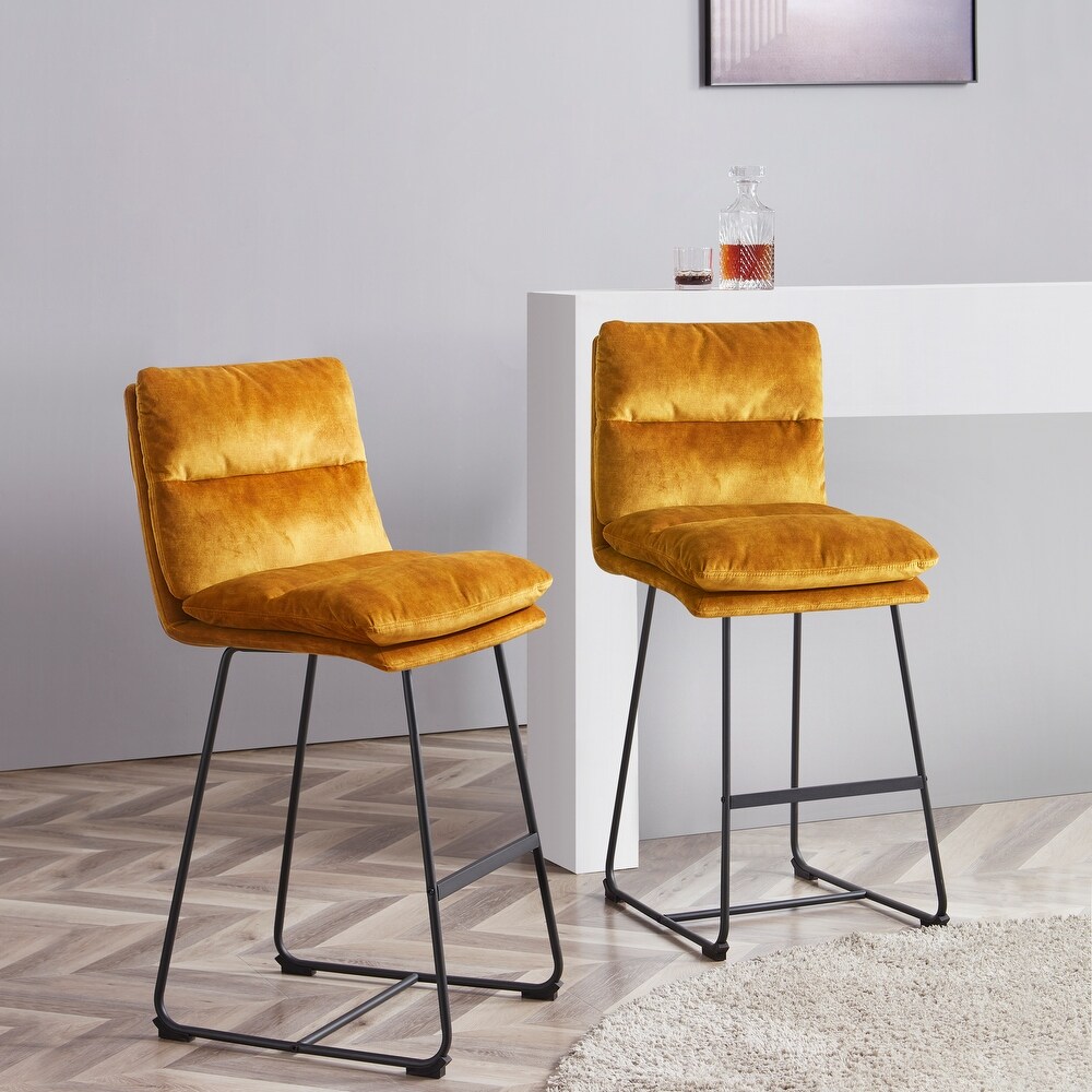 Corvus Carson Contemporary 30 inch Bar Stools (Set of 2)