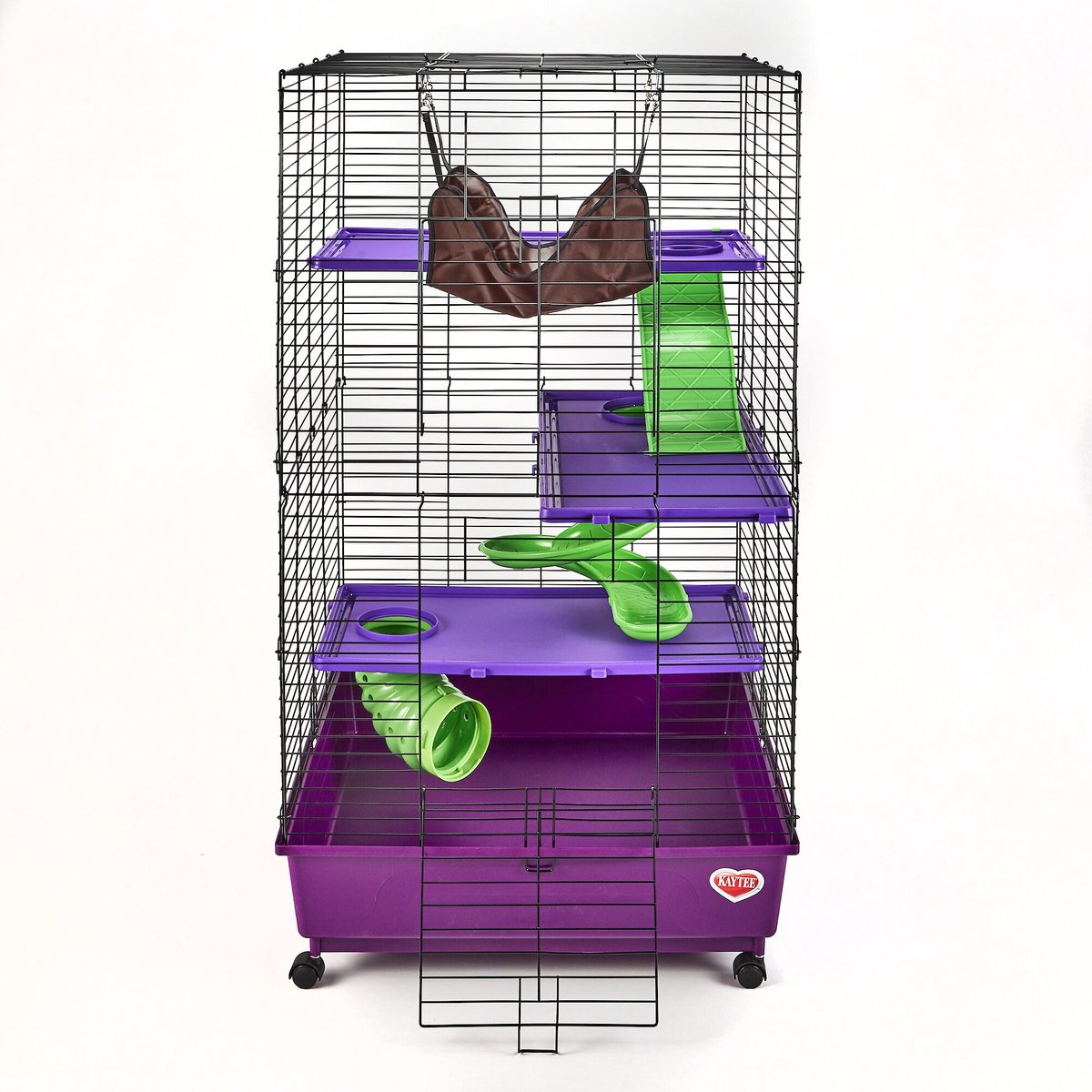 Kaytee 2x2 Multi-Level Habitat with Removable Casters Small Animal Habitat