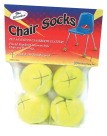 PENCIL GRIP INC CHAIR SOCKS CLASS PACK-YELLOW-PACK OF 36