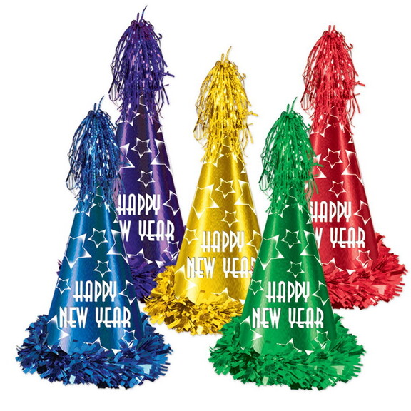 Beistle 80815 25 Gem Star Party Hats  asstd colors...