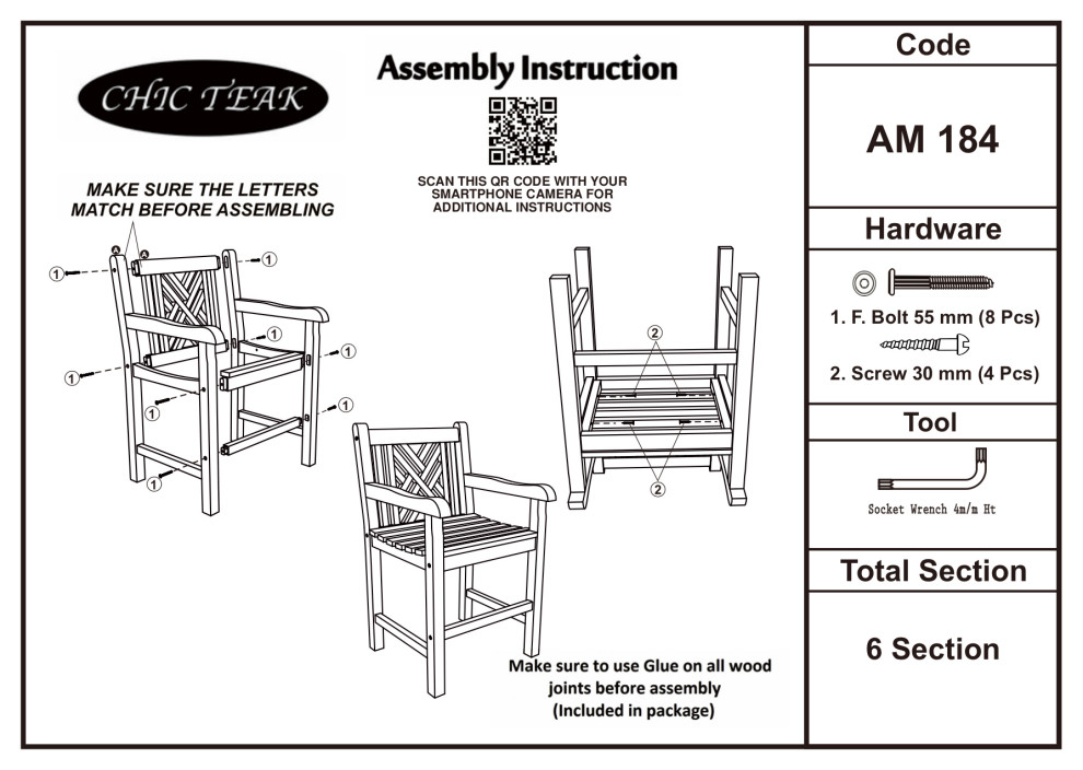 Teak Wood Chippendale Counter Stool With Arms   Transitional   Outdoor Bar Stools And Counter Stools   by Chic Teak  Houzz