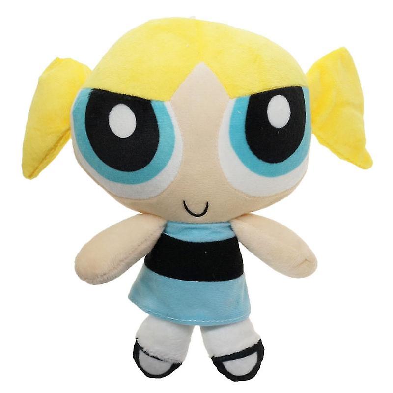 The Powerpuff Girls  Bubbles  Plush Doll Toy Children's  Birthday Gift Doll Machine 20cm