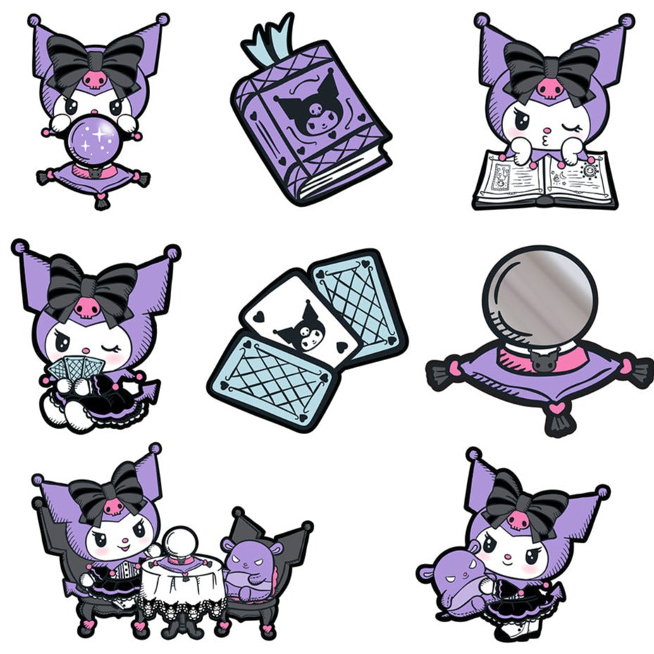 Kuromi™ Fortune Deluxe Enamel Pins (PRE-ORDER)