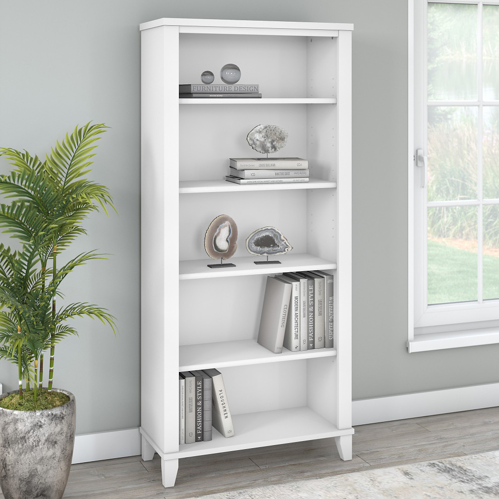 Bush Furniture Somerset 5 Shelf Bookcase   Transitional   Bookcases   by Bush Industries  Houzz