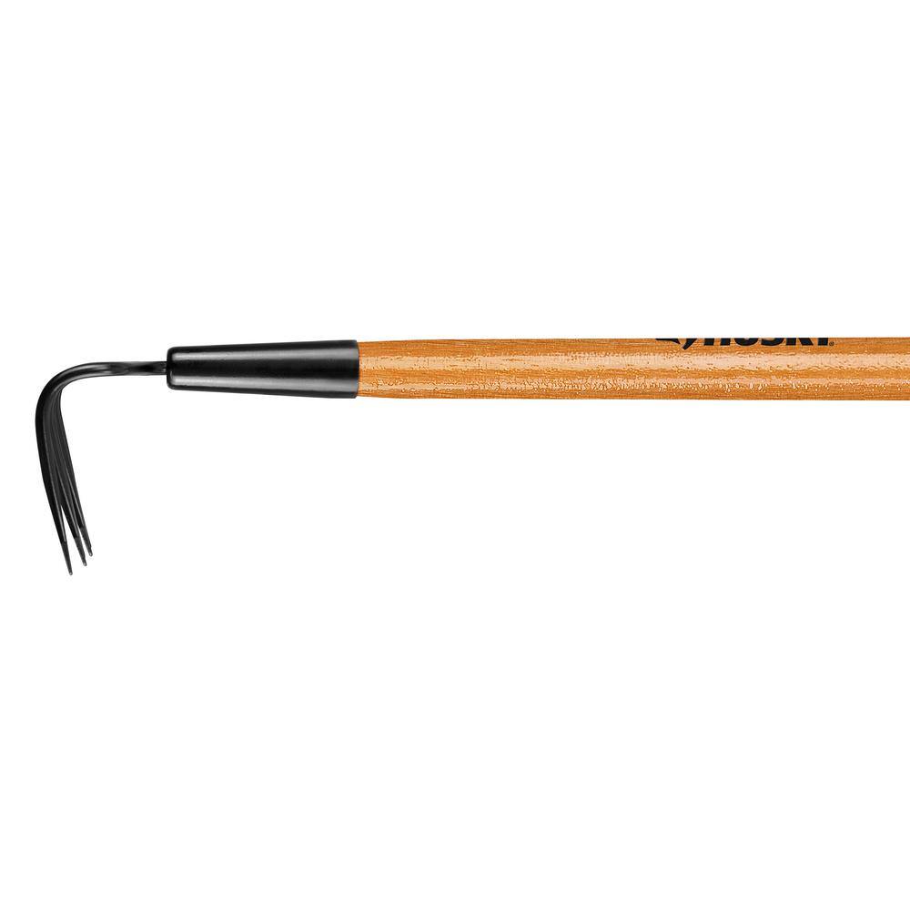 Husky 51 in. L Wood Handle 4-Tine Cultivator 77815-944