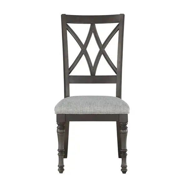 Lockwood Double X-Back Wood Dining Chair by Greyson Living (Set of 2)