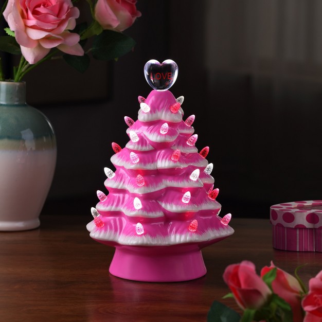 Ceramic Led Valentine Tree