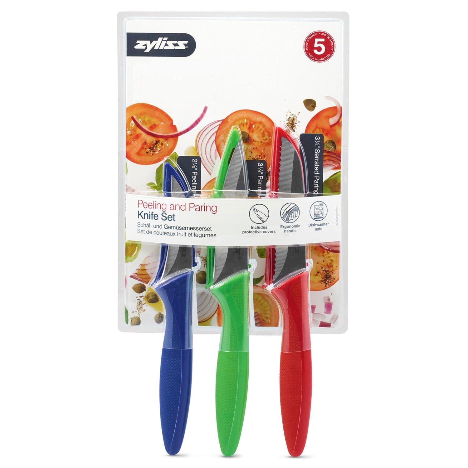 3 Piece Peeling and Paring Knife Value Set