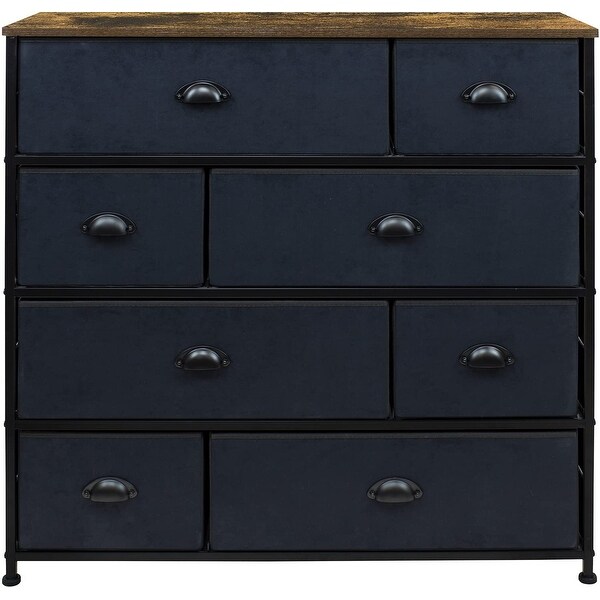 Dresser w/ 8 Drawers Furniture Storage and Chest Tower for Bedroom - - 35443508