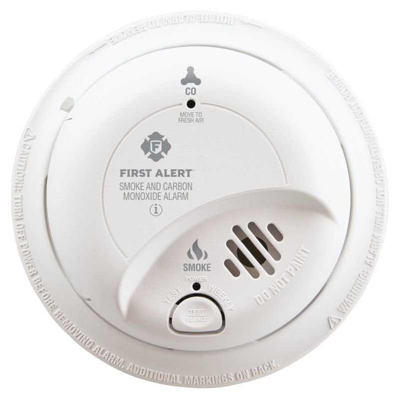 First Alert Hardwire Ion Sensor Carbon Monoxide Smoke Alarm White